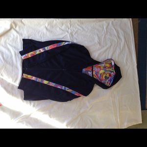 Navy zip up jacket by Oleg Cassini Sport